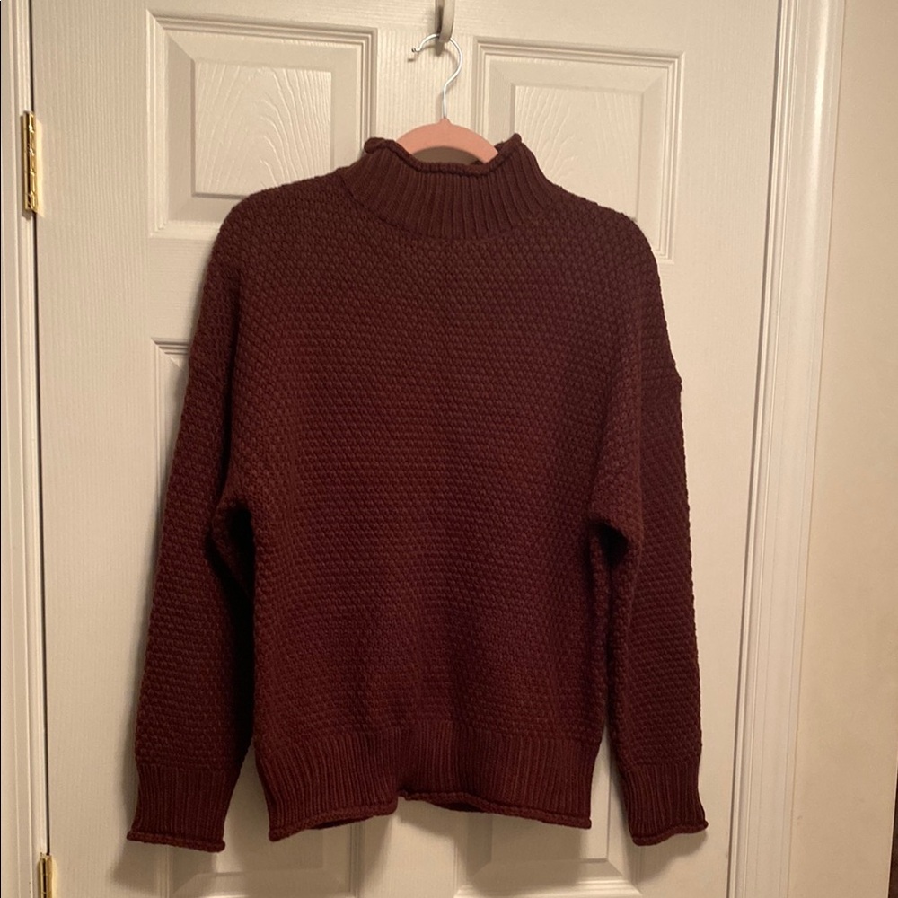 Brand New Fashion Brown Acrylic Sweater…size M